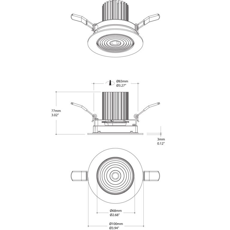 Meson round 100 Fresnel flat trim - Image 5